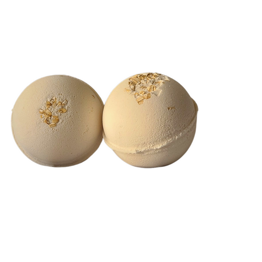 Milk and Honey Oatmeal Bath Bomb